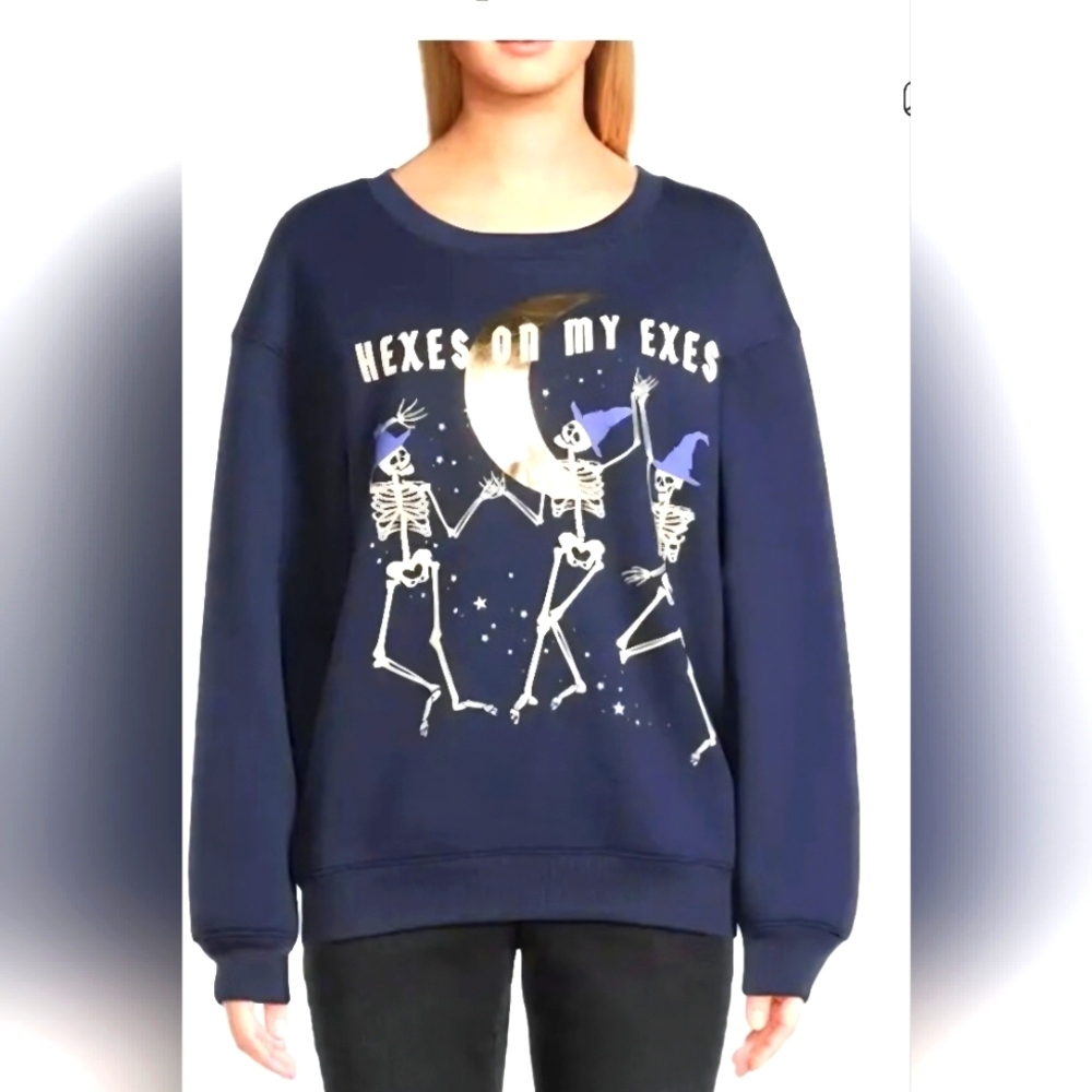 Haxes On My Exes Women's Graphic Sweatshirt- Size Small- NWOT(never worn) ☠️